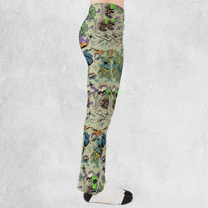 Beware You're In For A Scare Goosebumps Flare Leggings
