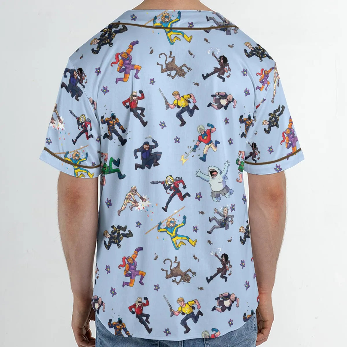 The Suicide Squad Pattern Unisex Baseball Jersey