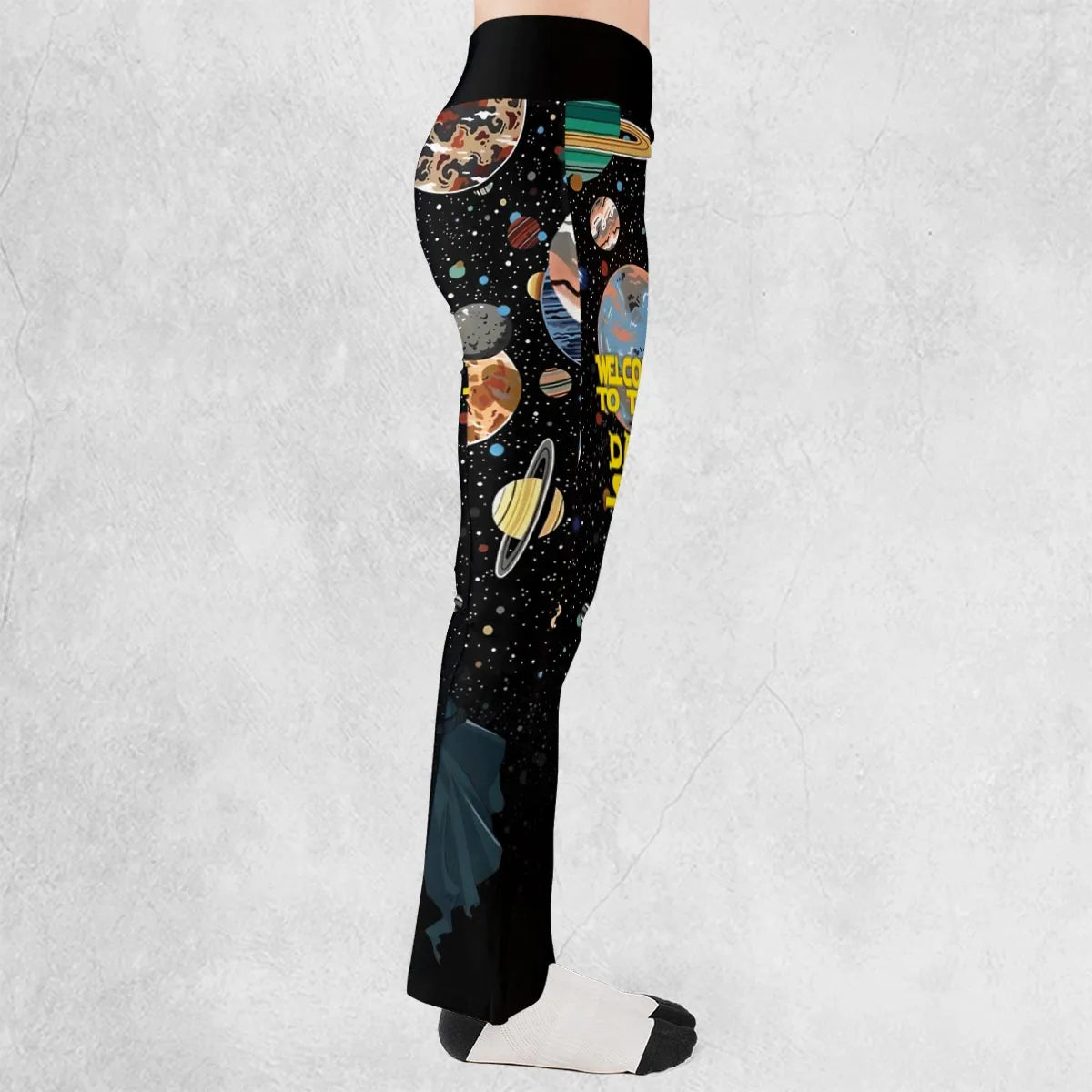Simpson Darth Vader Welcome To The Drink Side Flare Leggings