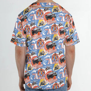 To The Rescue The A Team Pattern Unisex Baseball Jersey