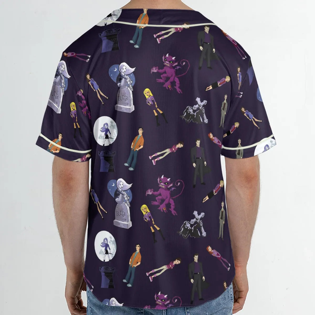 Buffy: The Animated Series Characters Unisex Baseball Jersey