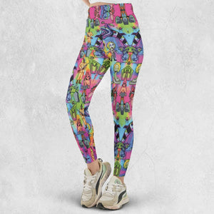 Hauntingly Stylish Beetlejuice Legging