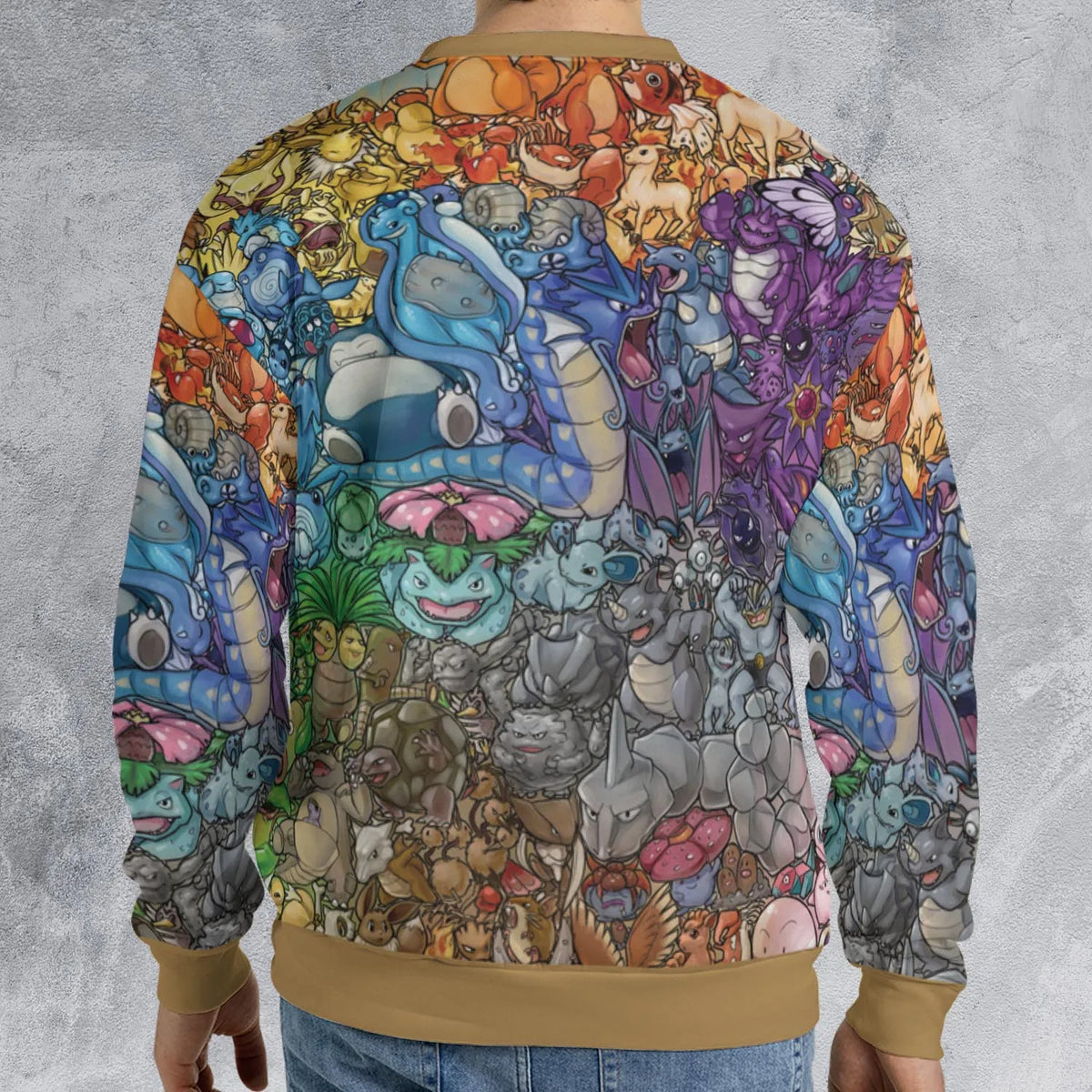 Rainbow Epic Pokemon All-over Print Sweatshirt
