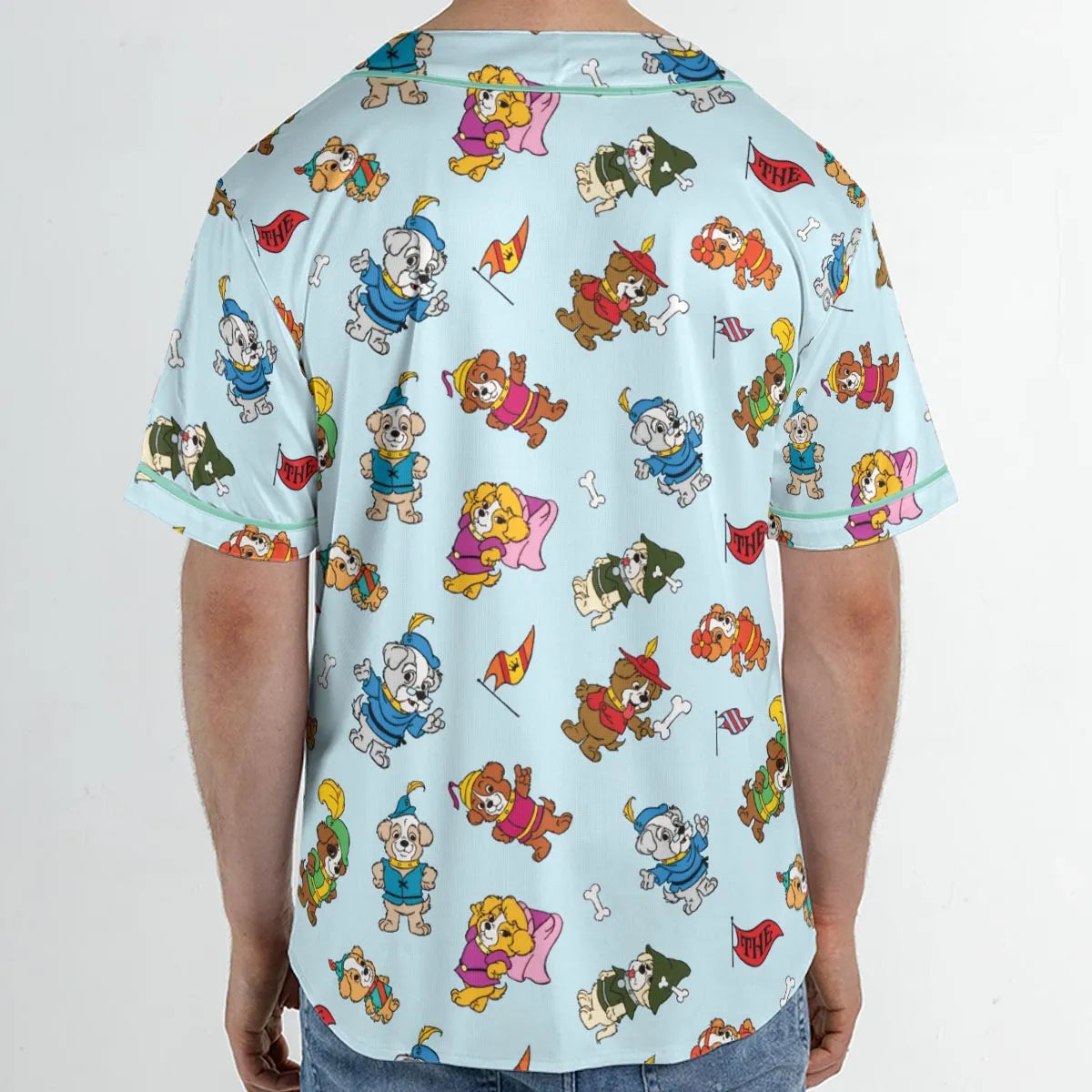 Pup Power The Biskitts Unisex Baseball Jersey