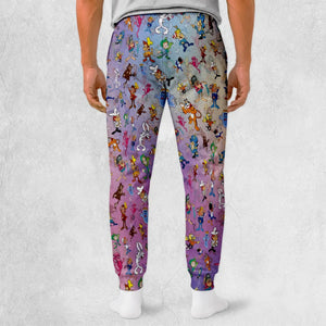 80s 90s Commercial Cereal Mascots Sweatpants