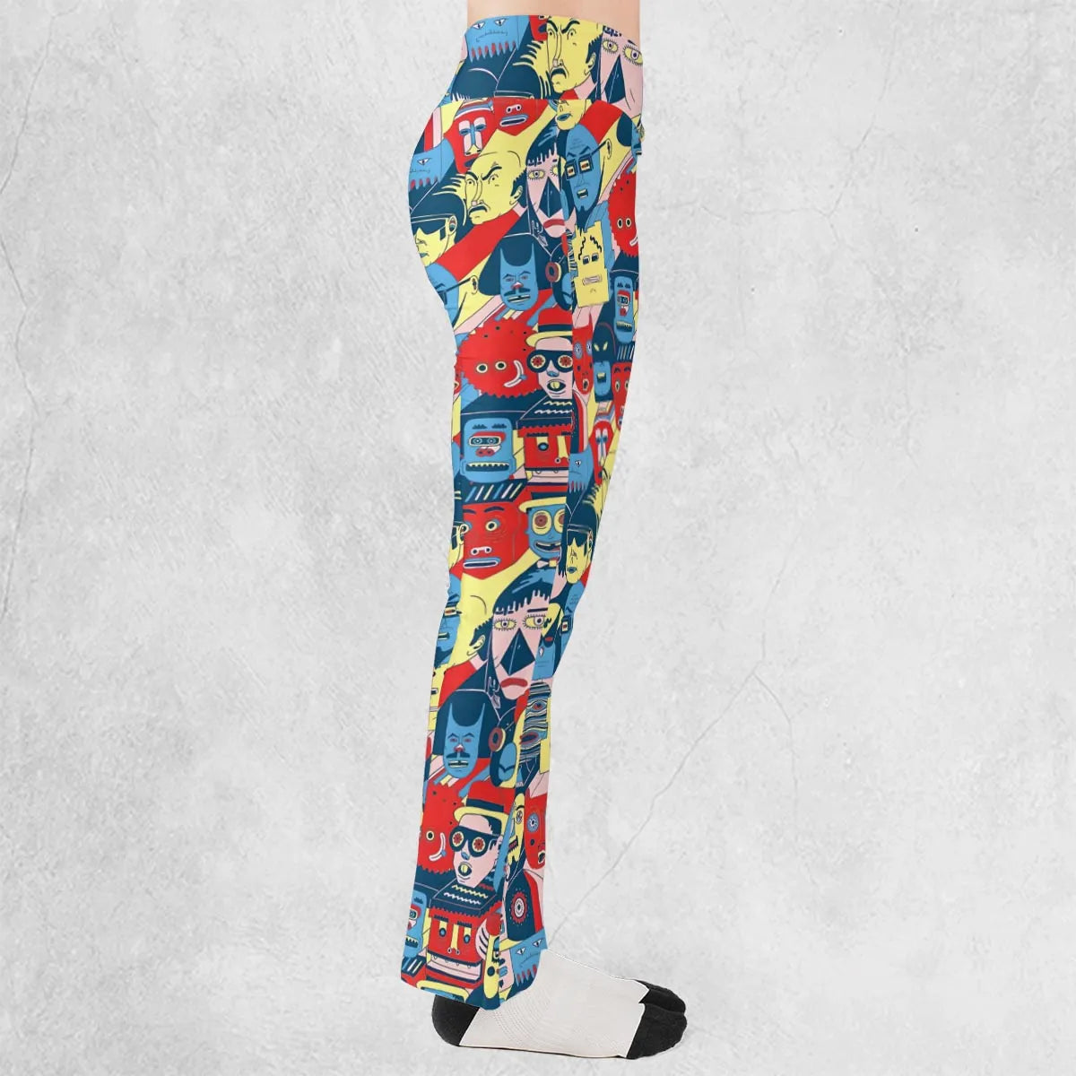 Trash Monsters Adult Swim Flare Leggings