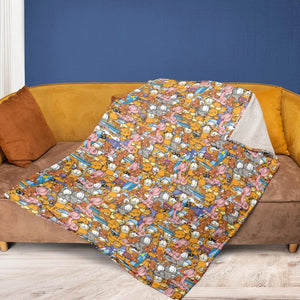 Garfield and Friends Fleece Blanket