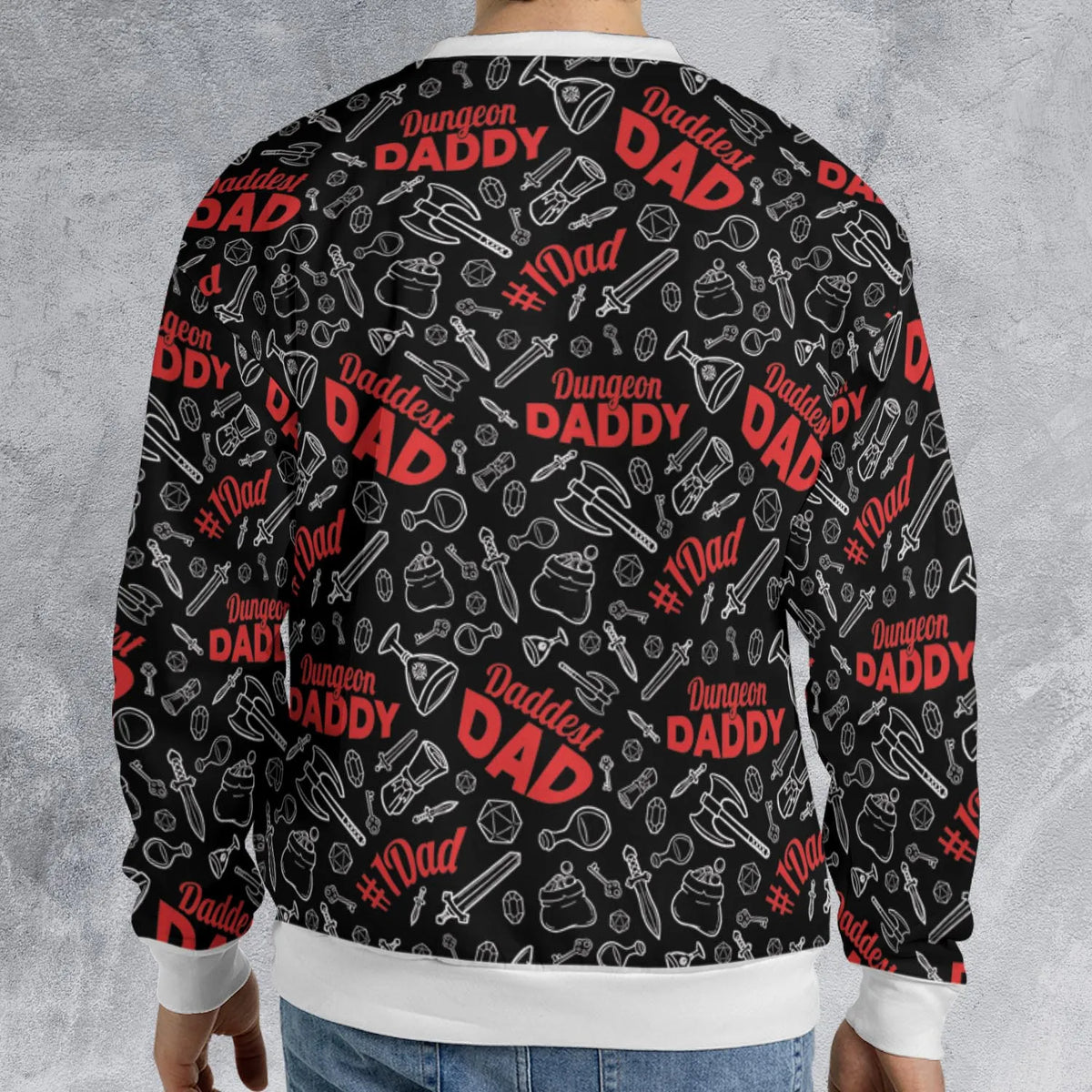 Dungeon Daddy DND All-over Print Sweatshirt