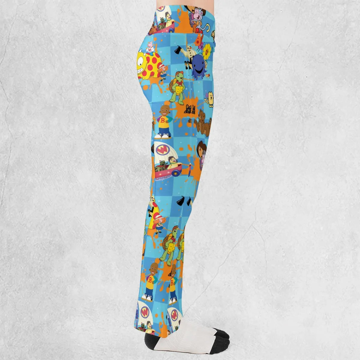 90s cartoon Nostalgic Flare Leggings
