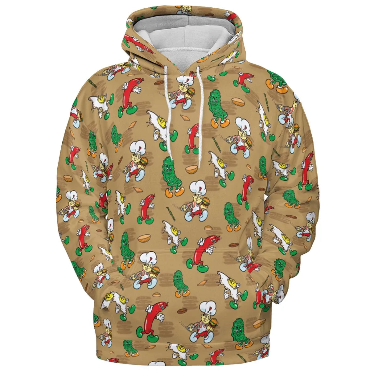 BurgerTime Arcade All-over Print Hoodie