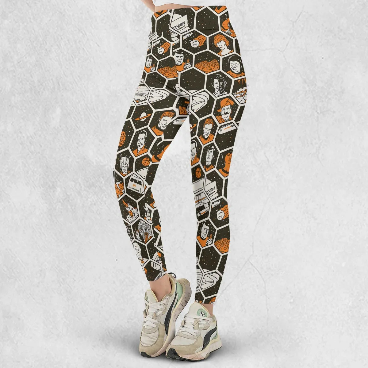 TrekToon Star Trek Hive Pattern Legging