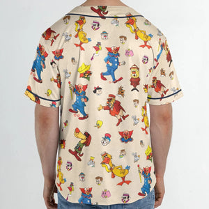 Bozo The Clown And Friends Unisex Baseball Jersey
