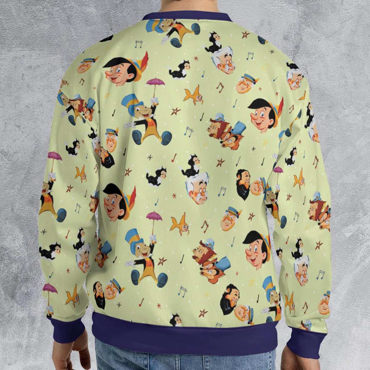 I Can't Stop Lying Pinocchio All-over Print Sweatshirt