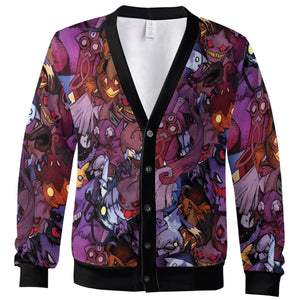 Scaries Poison Pokemon Cardigan