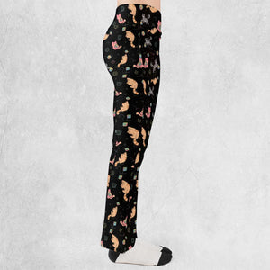 Dice Cat DnD Flare Leggings