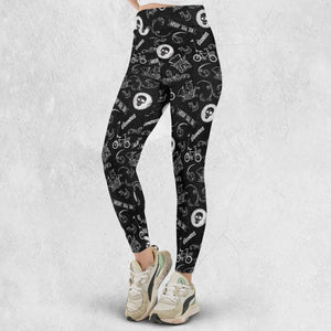 Never Say Die The Goonies Pattern Legging