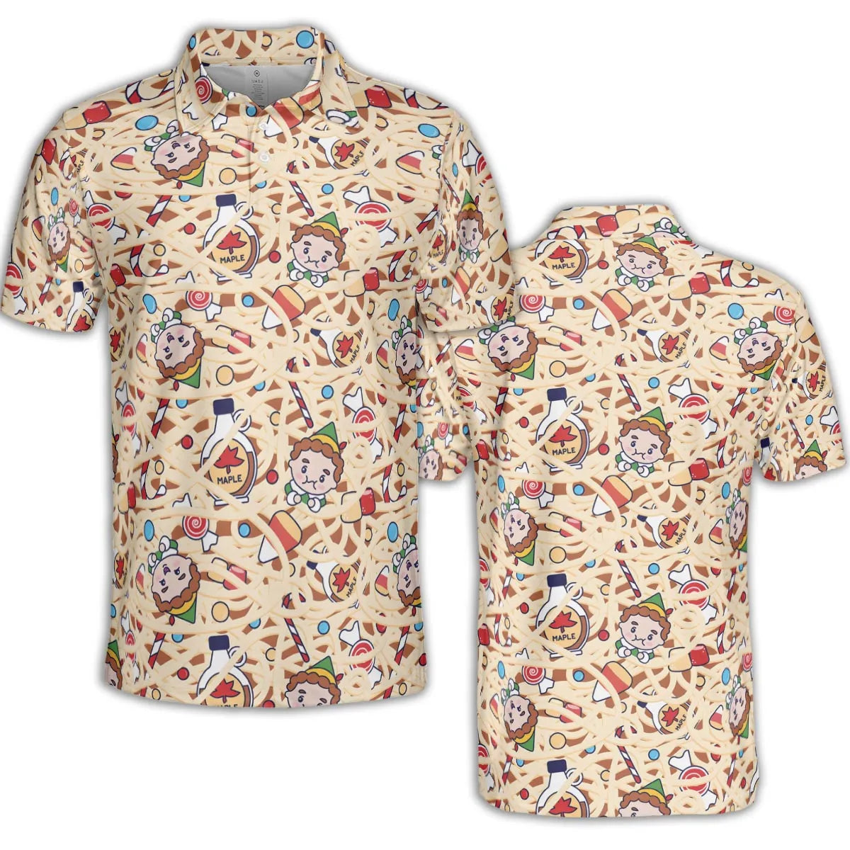Holiday Joy Buddy the ELF AOP Men/Women Polo Shirt