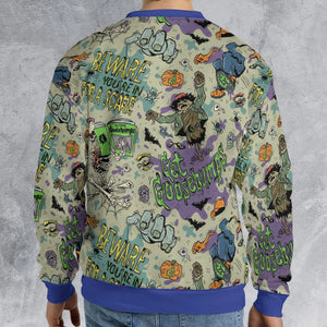 Beware You're In For A Scare Goosebumps All-over Print Sweatshirt
