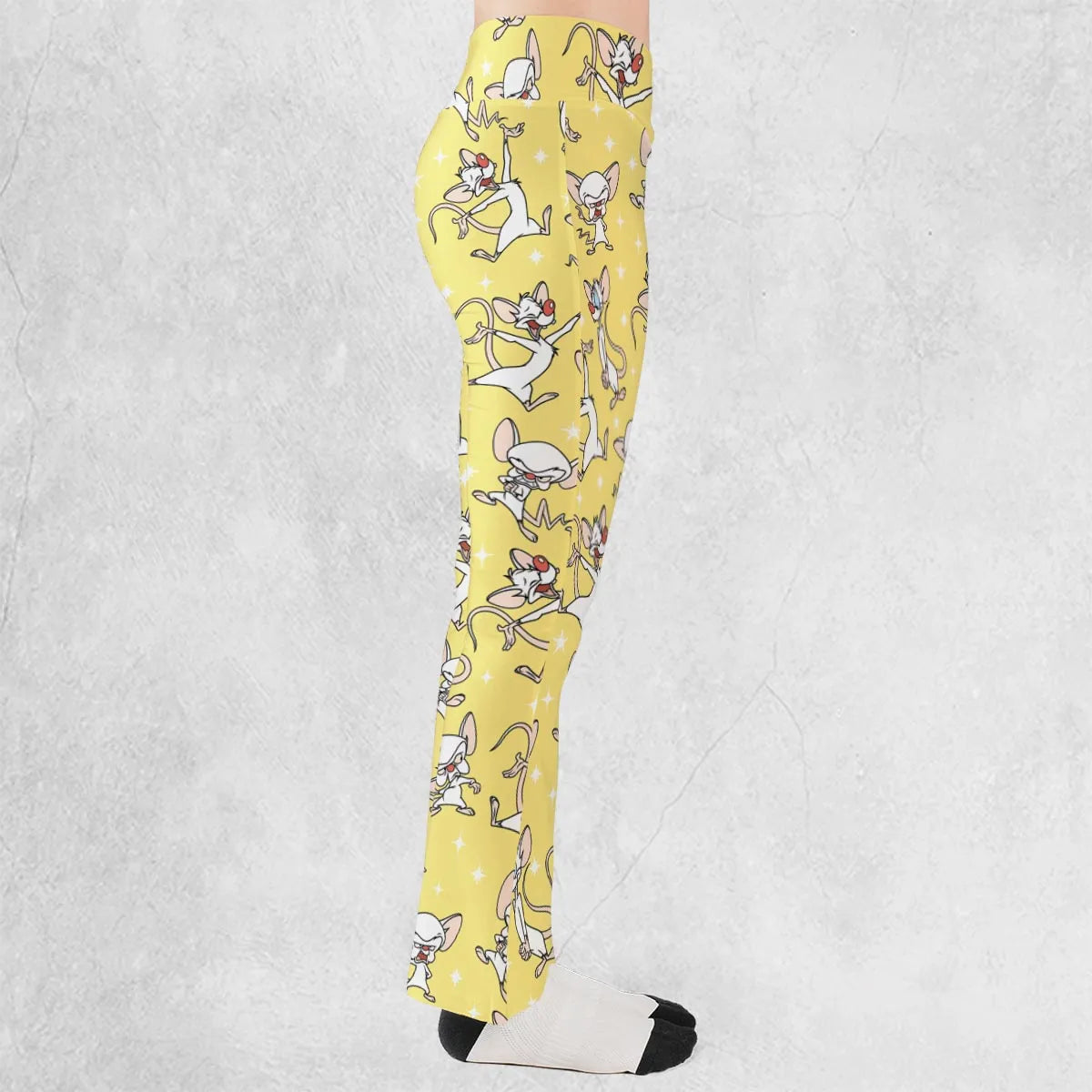 Lab Style Pinky and the Brain Flare Leggings