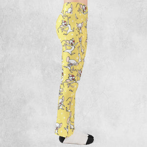 Lab Style Pinky and the Brain Flare Leggings