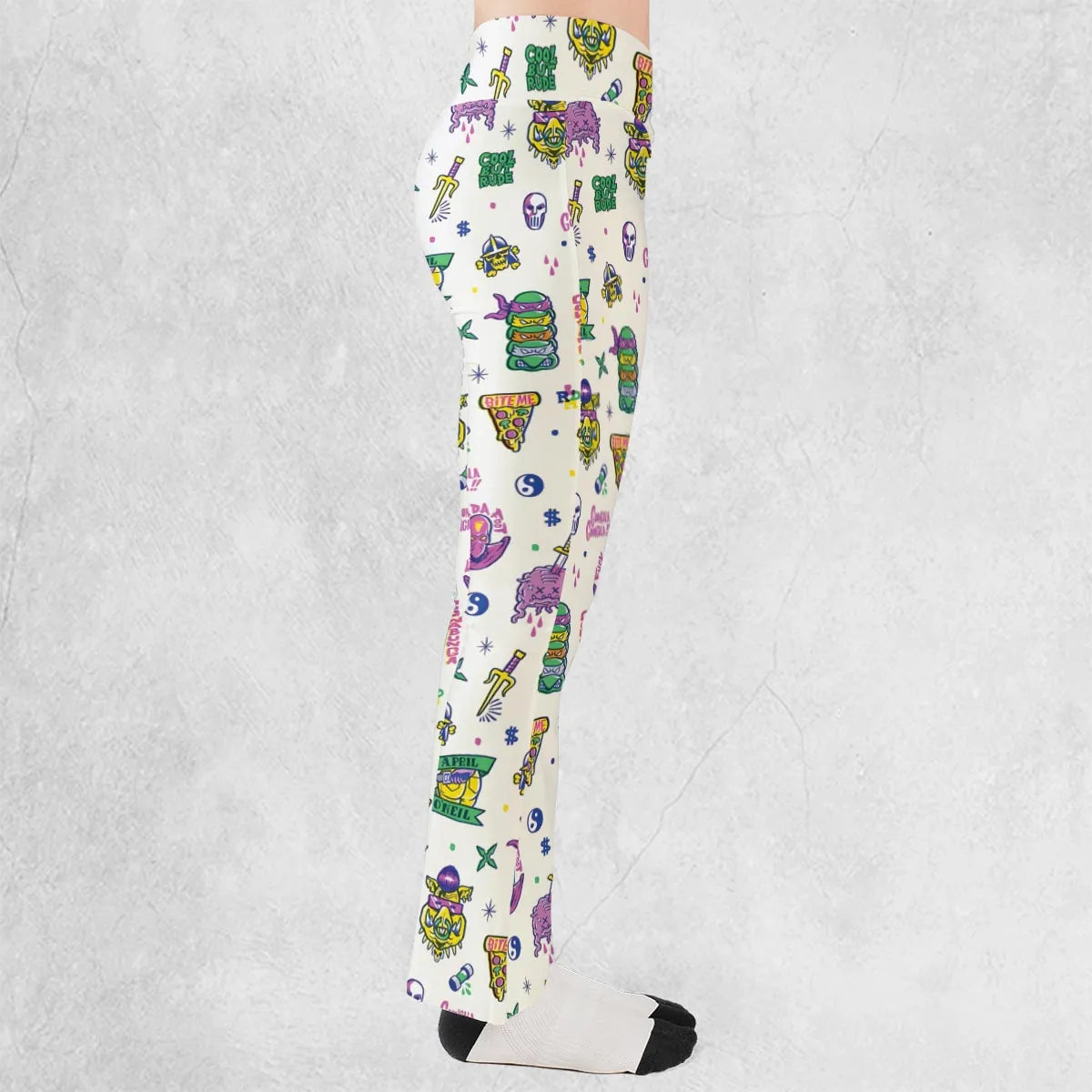 Shell Shock Teenage Mutant Ninja Turtles Flare Leggings