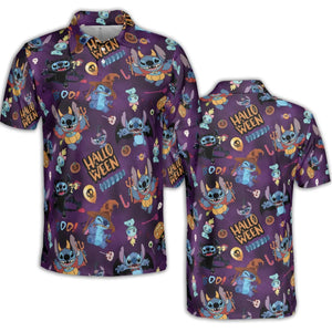 Spooky Stitch AOP Men/Women Polo Shirt
