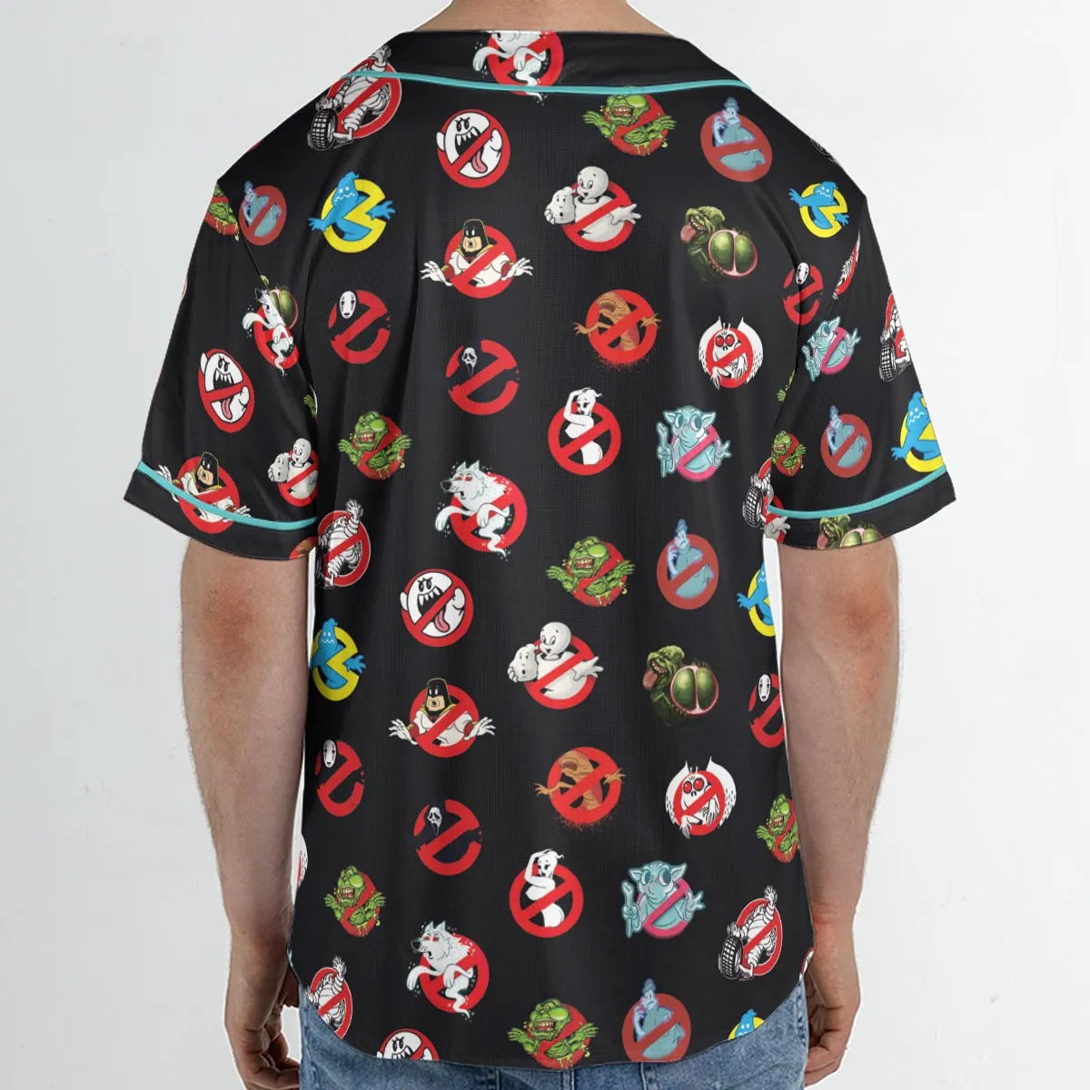 No Ghost Exists Ghostbusters Unisex Baseball Jersey