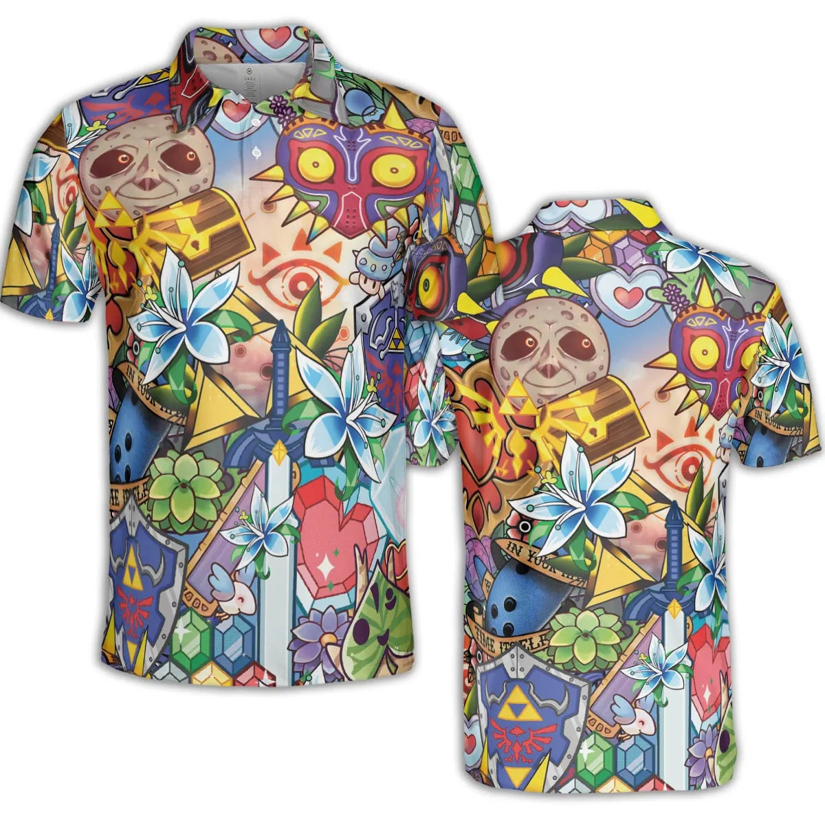 A Majora's Mask The Legend of Zelda AOP Men/Women Polo Shirt