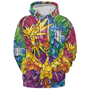 Legendary Birds Pokemon All-over Print Hoodie