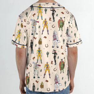Western Bravestarr Characters Unisex Baseball Jersey
