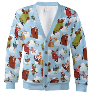 Meet Fox and his Merry Menagerie Cardigan