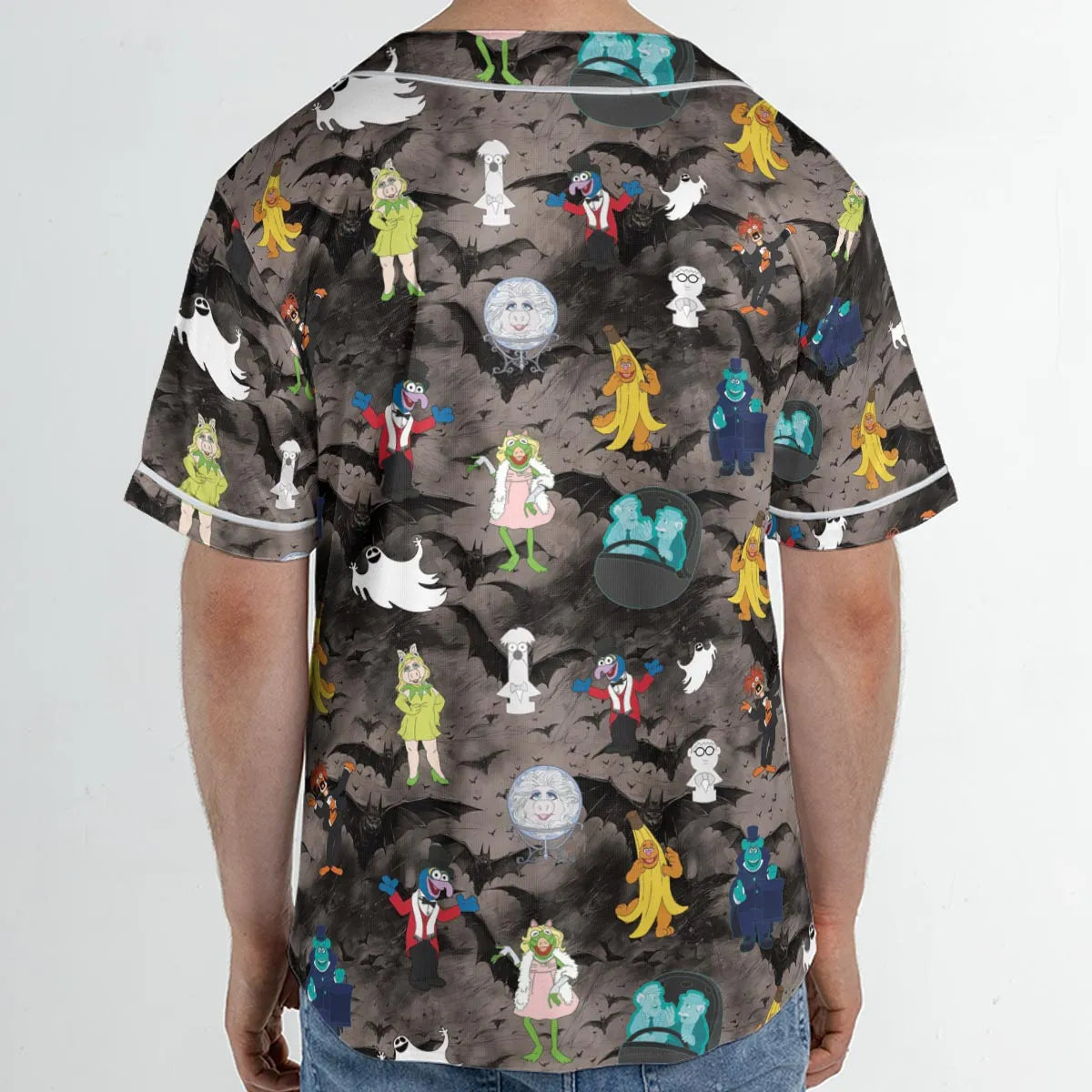 Muppet Haunted Unisex Baseball Jersey