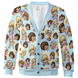Retro TV The Brady Bunch Characters Cardigan