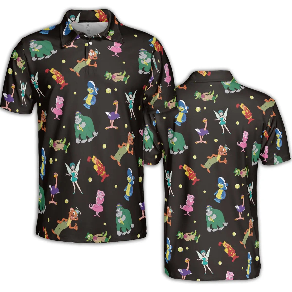 Willy's Vintage Charracters AOP Men/Women Polo Shirt