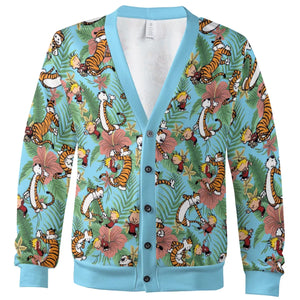 Calvin And Hobbes Dancing Cardigan