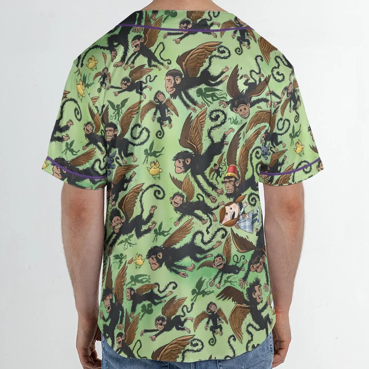Flying Monkeys The Wizard Of Oz Unisex Baseball Jersey