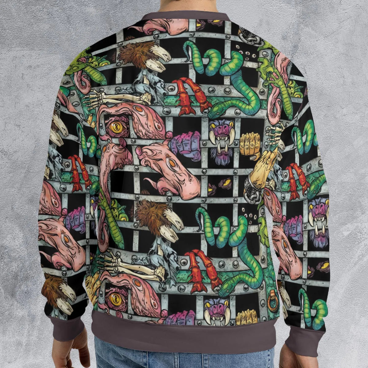 Castle Grayskull Dungeon He-man And The Masters Of The Universe All-over Print Sweatshirt