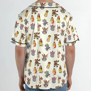 Snorky Fleegle Drooper Bingo The Banana Splits Unisex Baseball Jersey