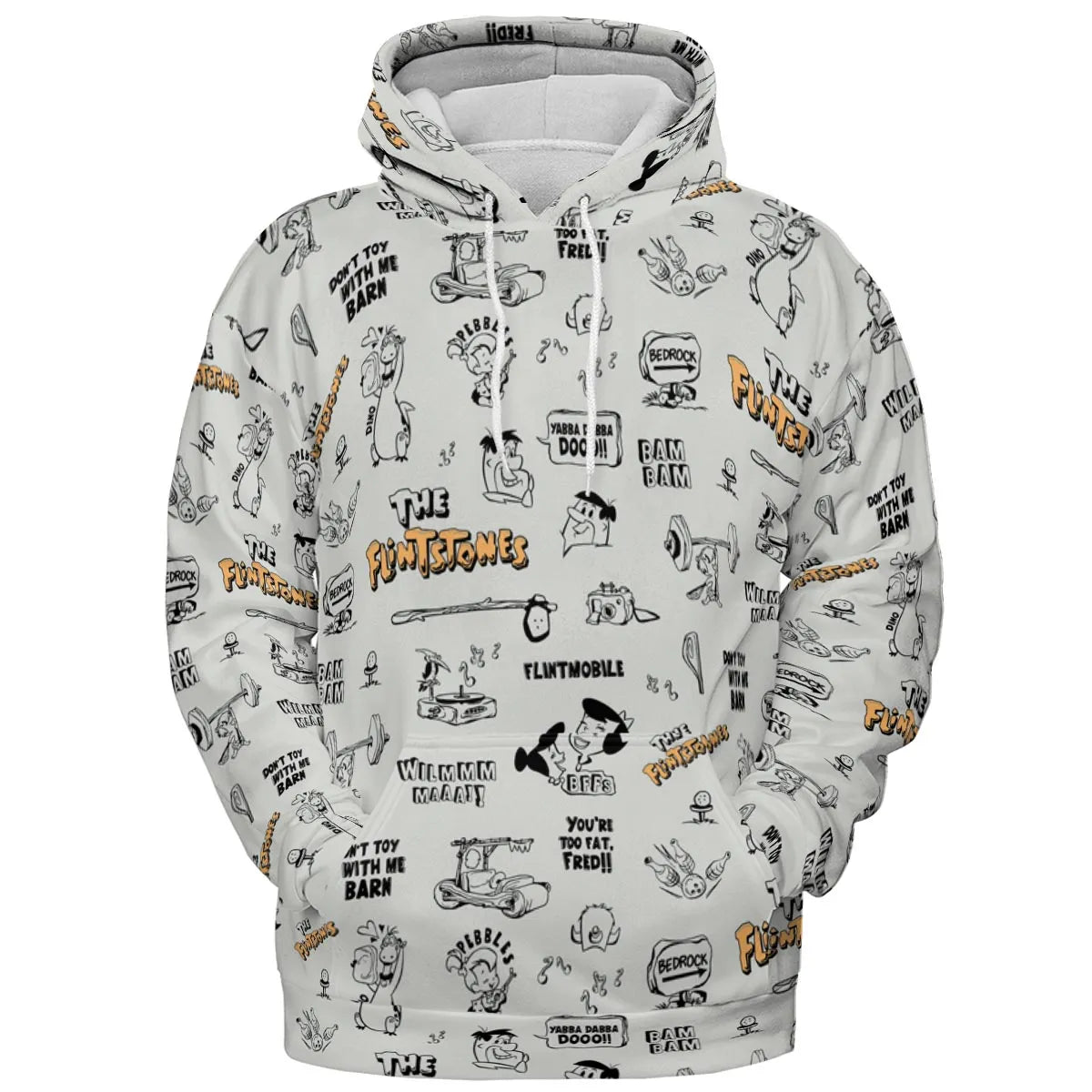 Don't Toy with Me Barn The Flintstones All-over Print Hoodie