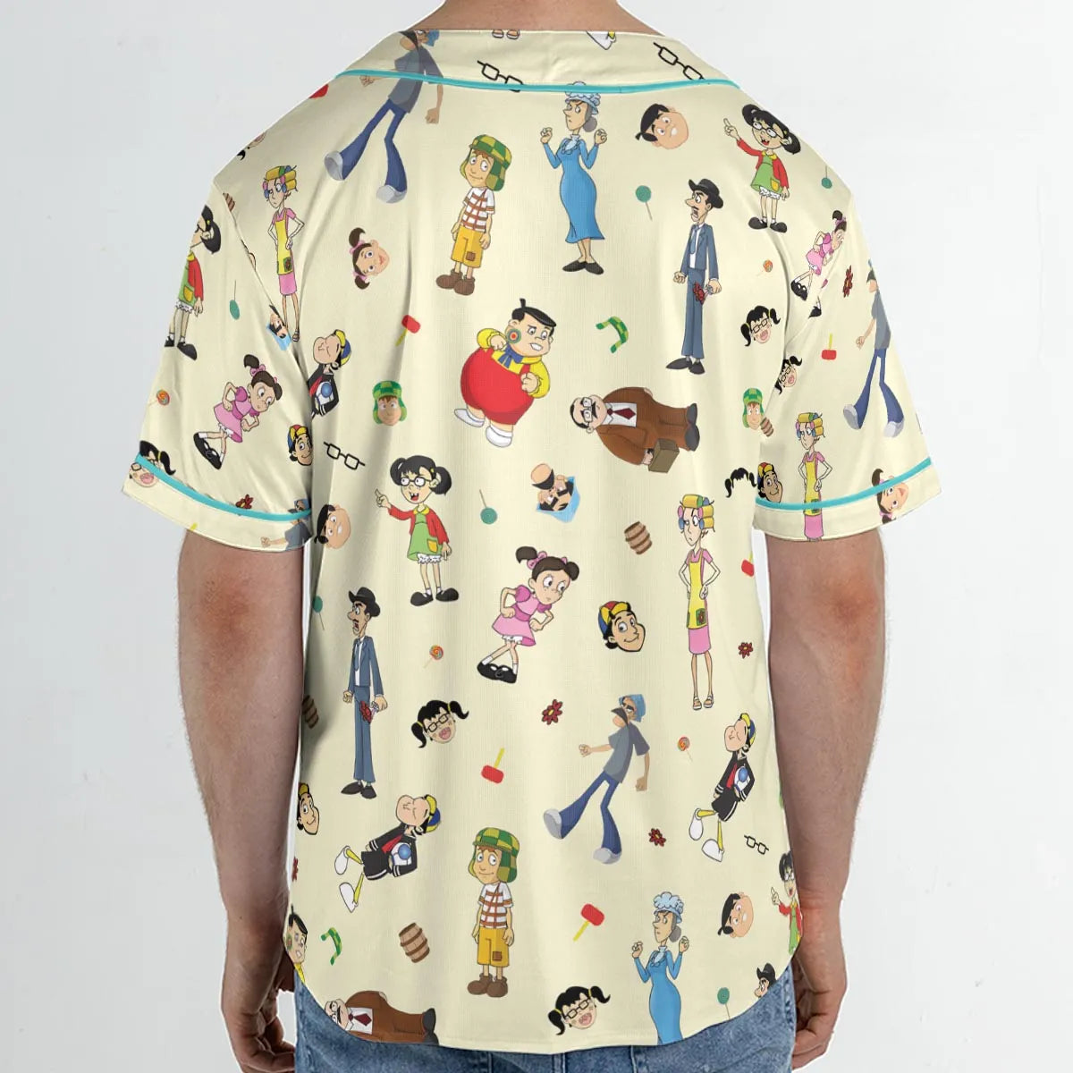 El Chavo Cartoon Characters Unisex Baseball Jersey