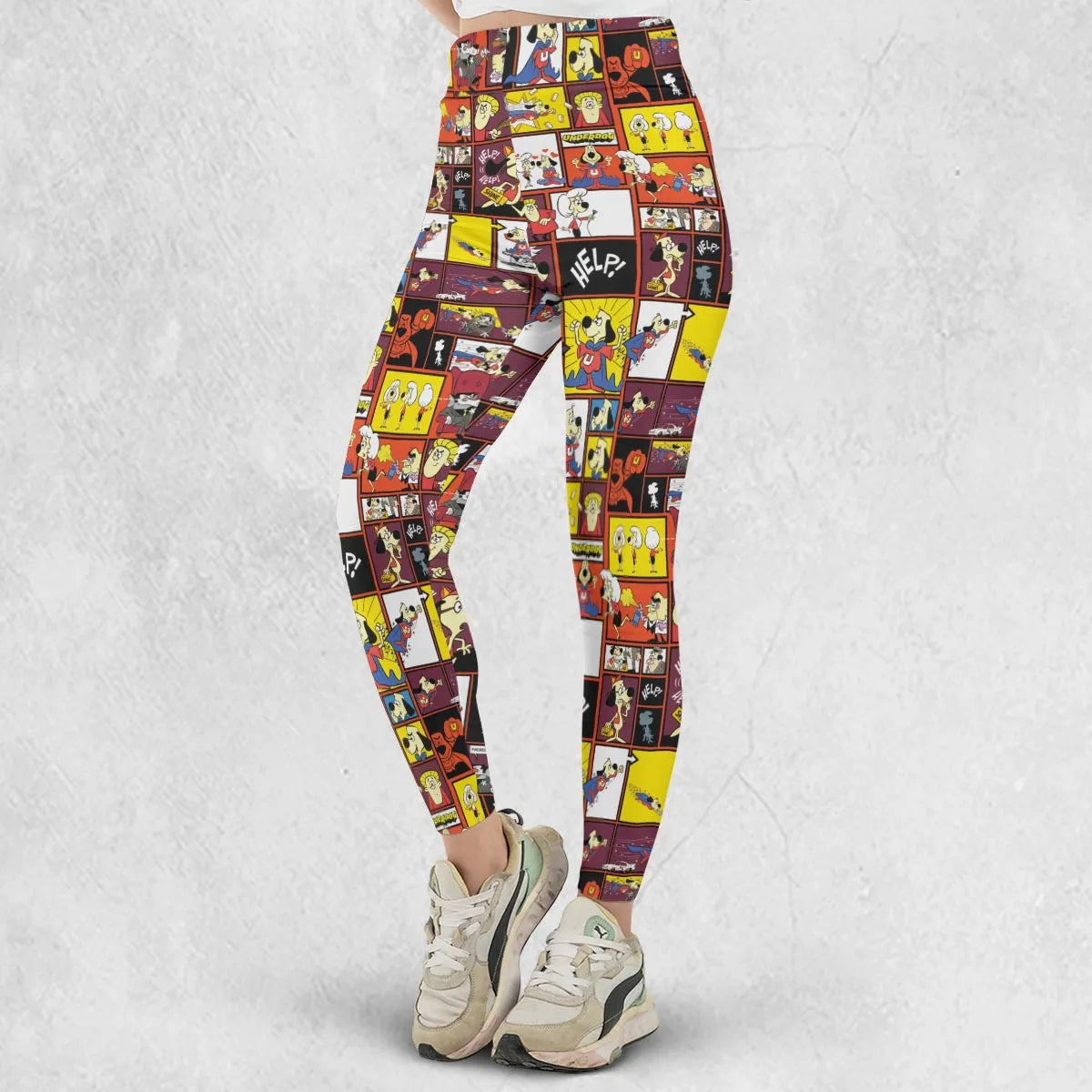 Underdog Cartoon Pattern Legging