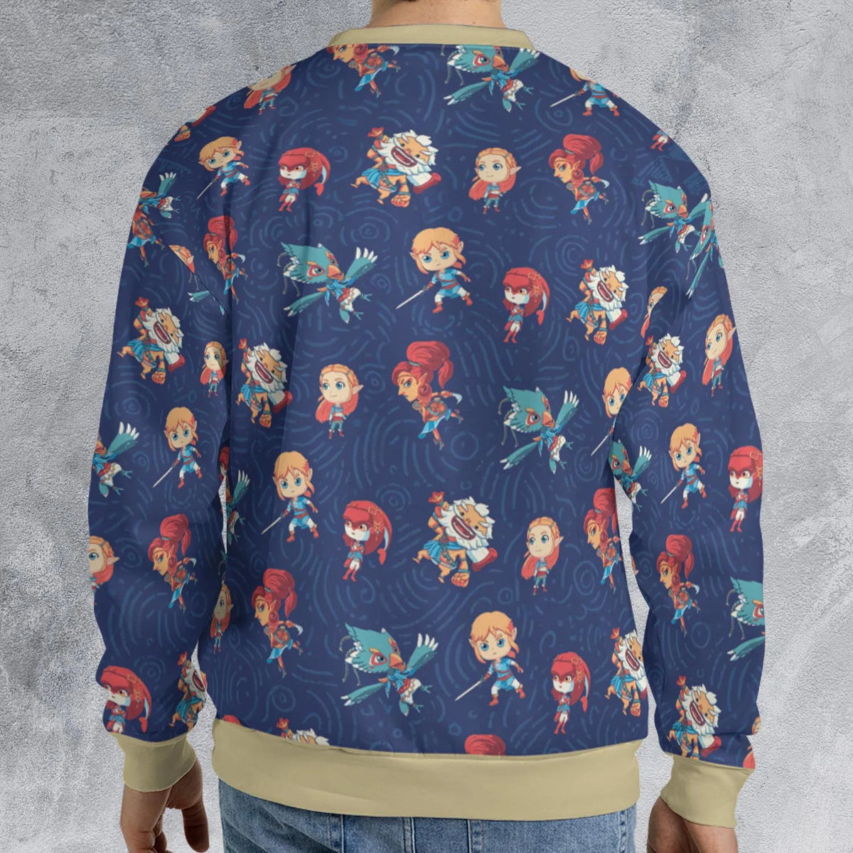 Legend The Legend of Zelda All-over Print Sweatshirt