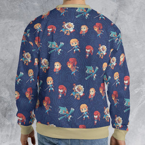 Legend The Legend of Zelda All-over Print Sweatshirt