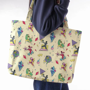 Morphin Team Power Rangers Large Tote Bag