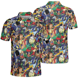 AOP Men/Women Polo Shirt - RFWYBYSD -  - 2