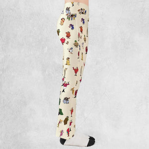 Wacky Races Characters Flare Leggings