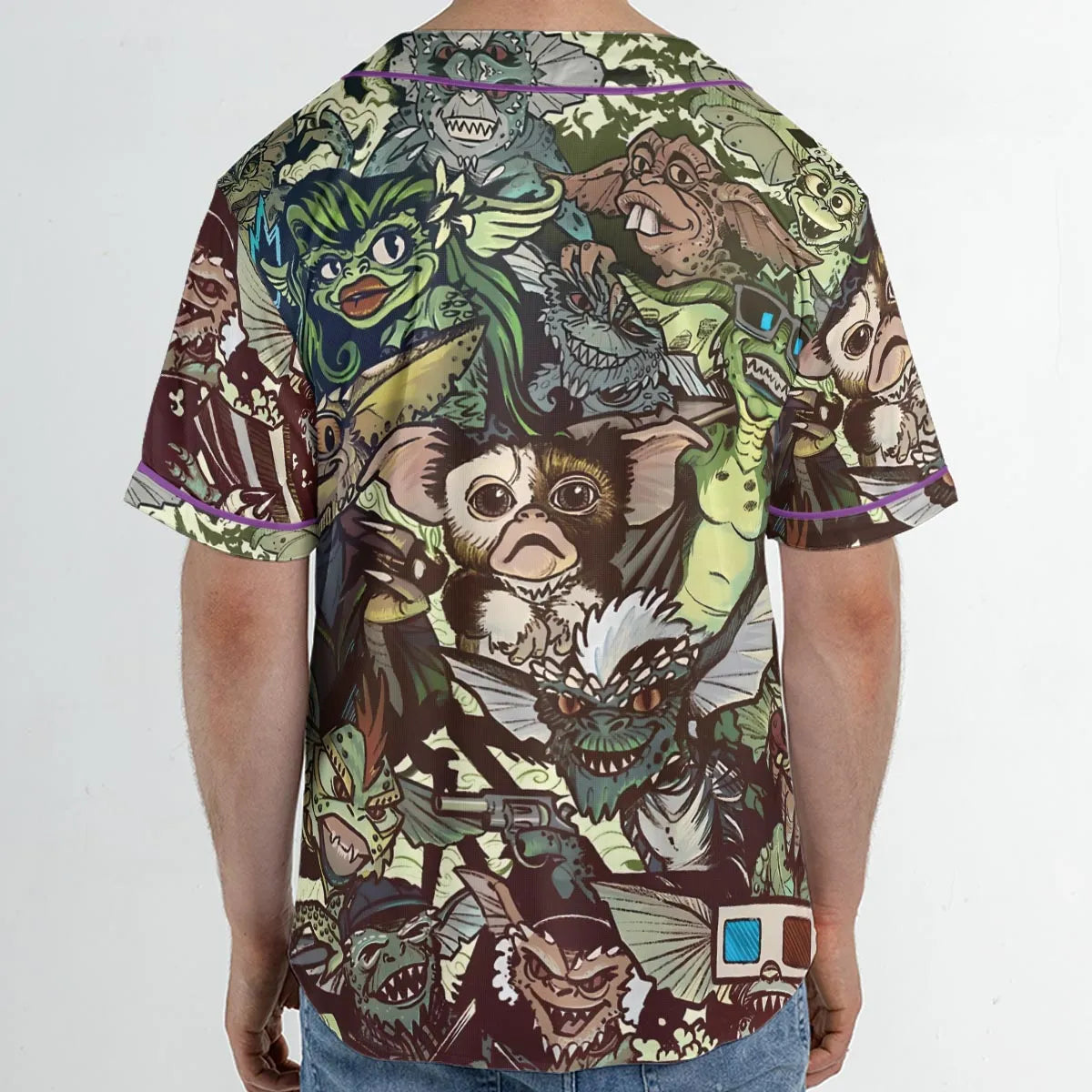Tropical Gremlins Unisex Baseball Jersey