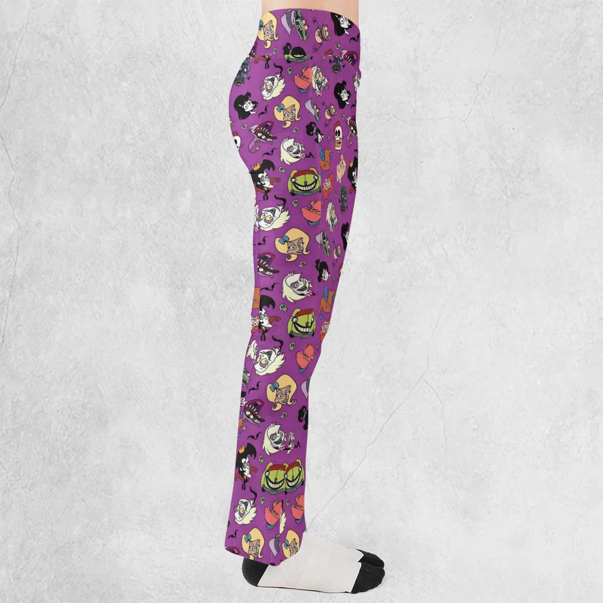 Beetlejuice Cartoon Vintage Flare Leggings
