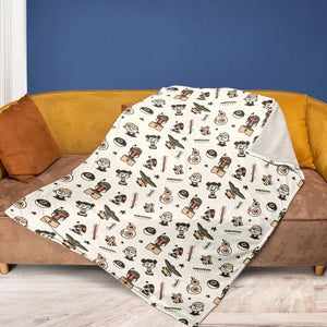 Retro Galaxy Star Wars Fleece Blanket