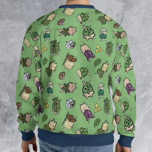 Korok Style The Legend of Zelda All-over Print Sweatshirt